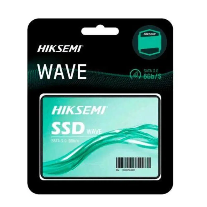 Hikvision hiksemi wave ssd 256gb sata iii 2.5 interno 3d nand - lettura 530mb/s scrittura 400mb/s — 2