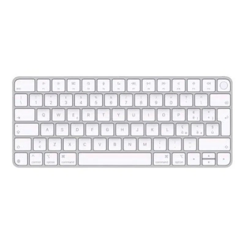 Apple magic keyboard tastiera senza fili bluetooth-usb-c con touch id per mac con chip apple qwerty italiana bianco
