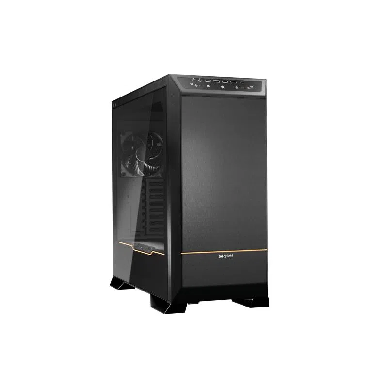Be quiet! dark base pro 901 case max airflow 3x silent wings 4 pwm ventilatore funzionamento silenzioso pannello i/o mainboard tray per layout invertito argb illuminazione copertura psu — 2