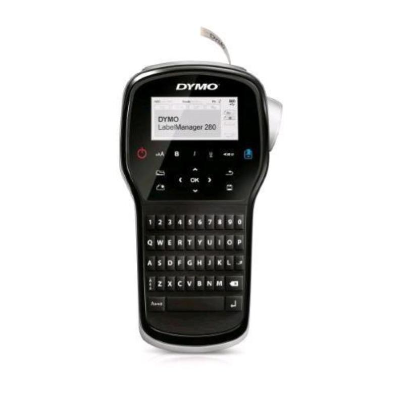 Dymo lm280 etichettatrice con lcd e anteprima di stampa portatile ricaricabile