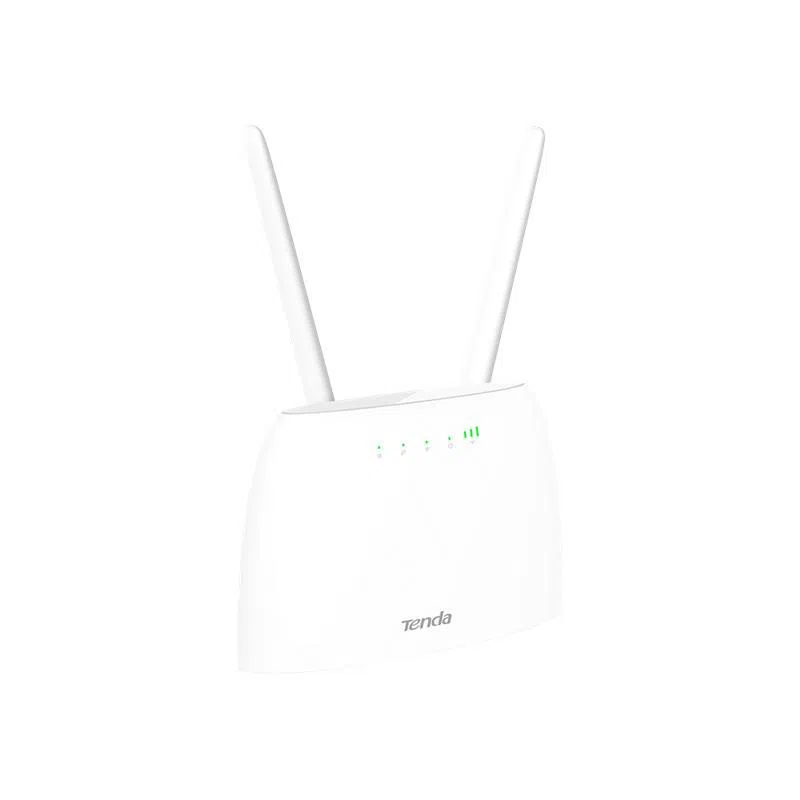 Tenda router 4g/lte 300mbps, 1xlan/wan 10/100, 1xlan 10/100, 1xrj11 volte, 2 antenne