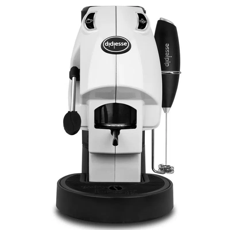 Didiesse baby frog coffee and tea (bianco) - macchina da caffe`` con frullino e doppio portacialda - 450w