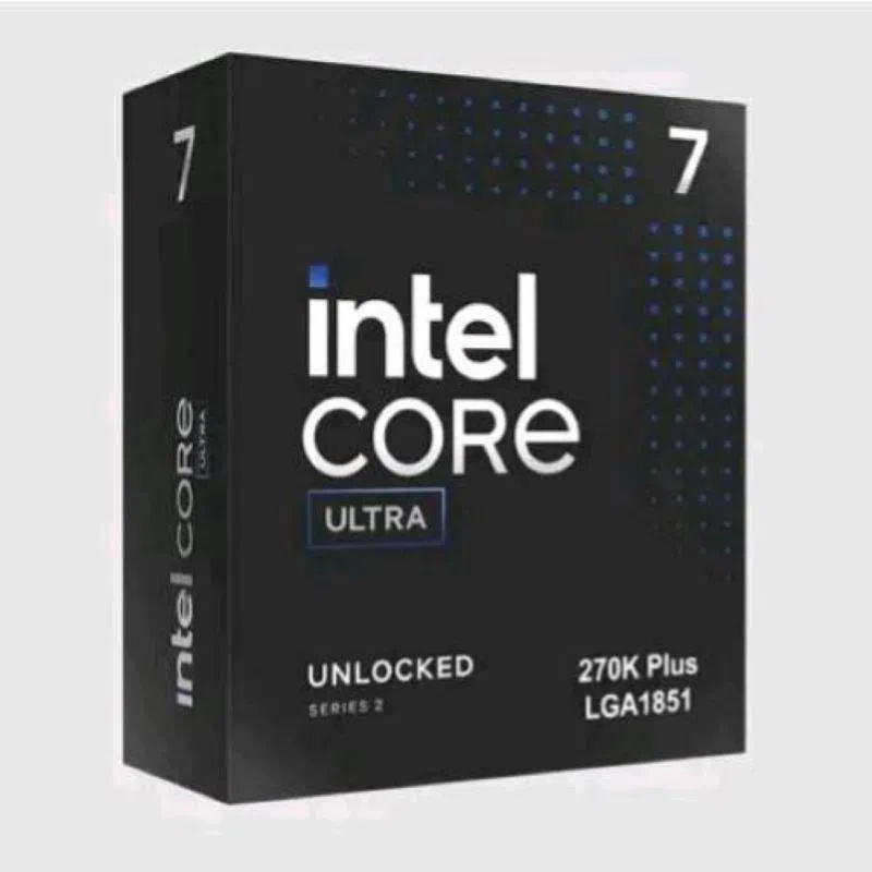 Cpu intel core ultra 7 270k plus 3,7ghz (5,5ghz turbo) 24core bx80768270k 40mb lga1851 125w intel graphic box no fan gar. 3anni — 2