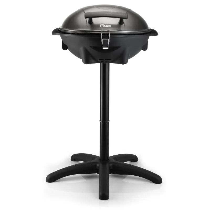 Tristar barbecue elettrico piedistallo/coperchio 43x35cm 2200w bq-2816