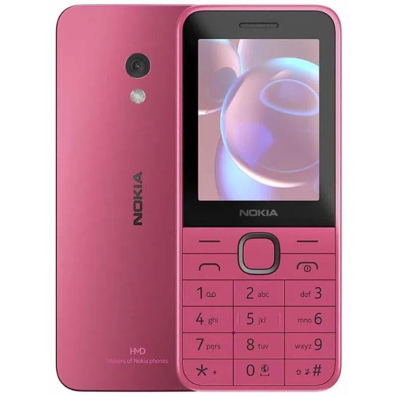 Nokia 225 2024 4g dual sim 2.4 fotocamera bluetooth radio fm italia pink — 2
