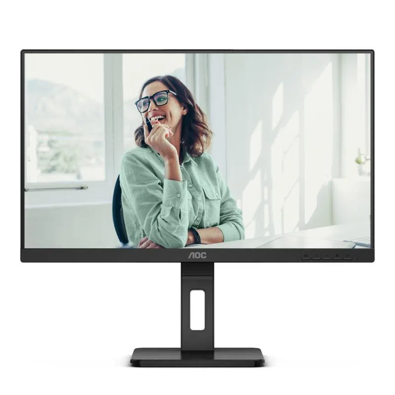 Aoc q27p3cv 27 led ips quad hd 16:9 75hz 4ms contrasto 1.000:1 hub usb hdmi displayport usb-c docking 65w altoparlanti incorporati nero — 2