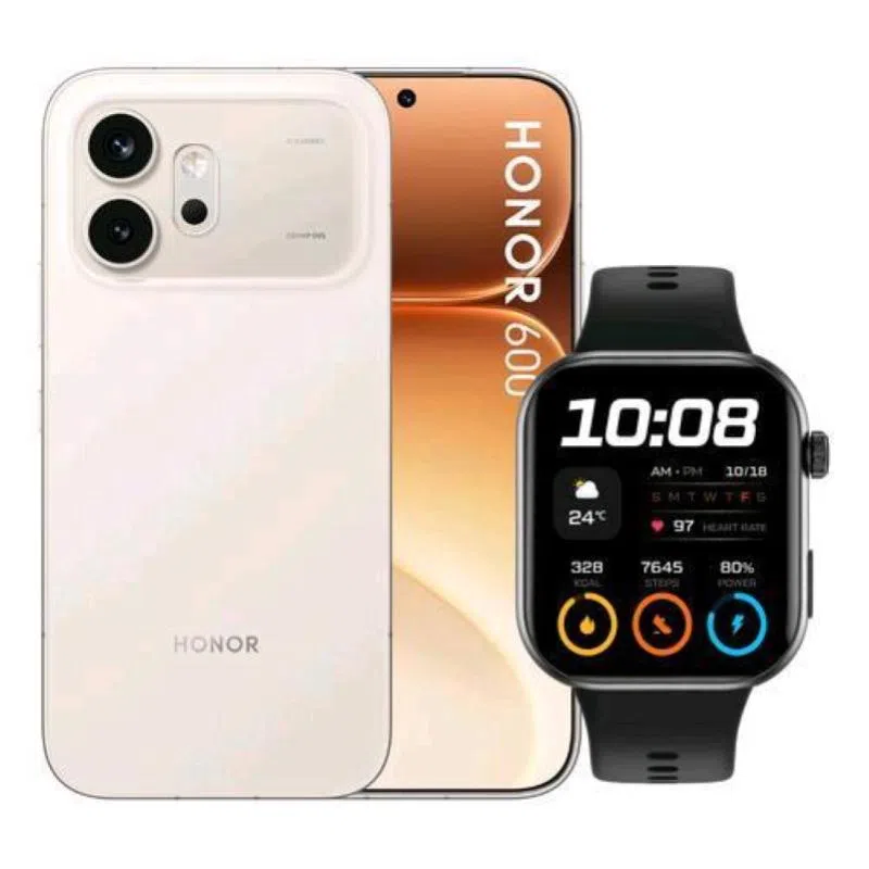 Honor 600 5g dual sim 6.57 octa core 256gb ram 8gb 5g italia gold + watch 2i smarwatch black — 2
