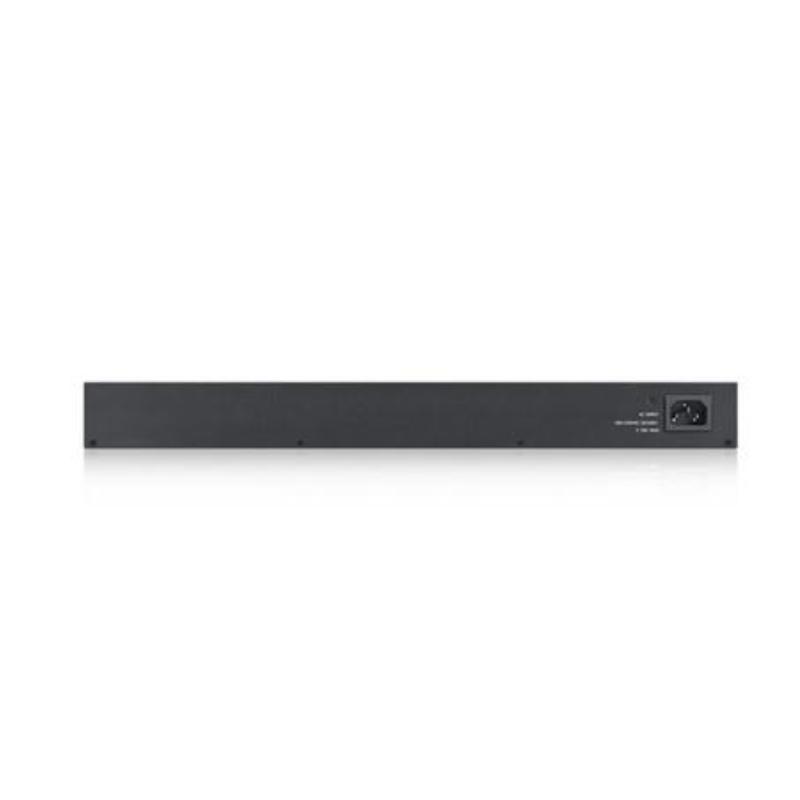 Zyxel gs190024hpv2-eu0101f switch managed 24 porte gigabit+2 sfp gigabit ipv6 vlan design senza ventole rack