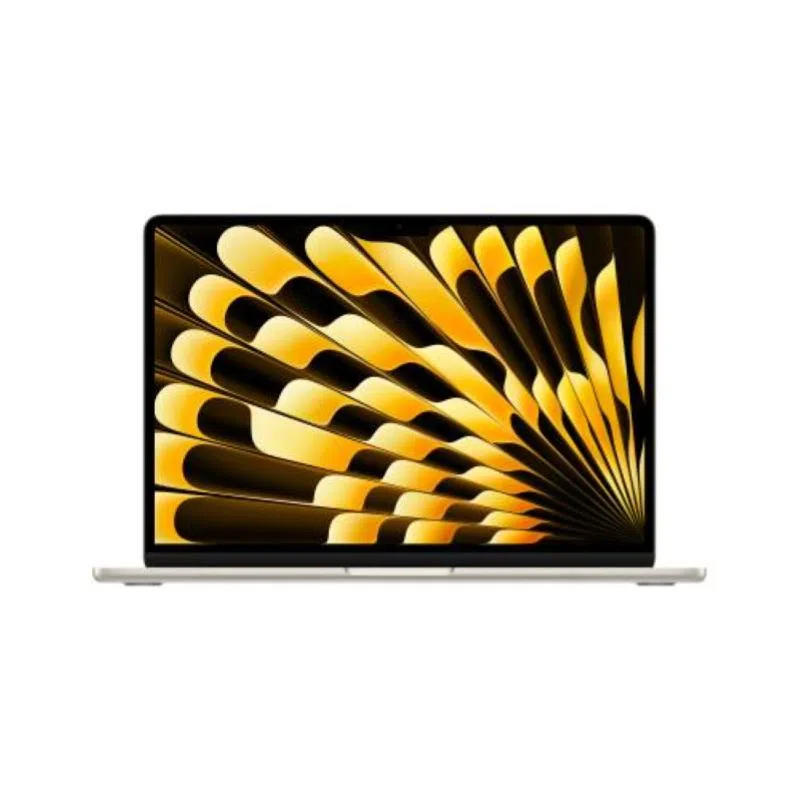 Apple macbook air 13 13.6 chip apple m3 cpu 8-core e gpu 10-core ram 24gb ssd 512gb italia starlight