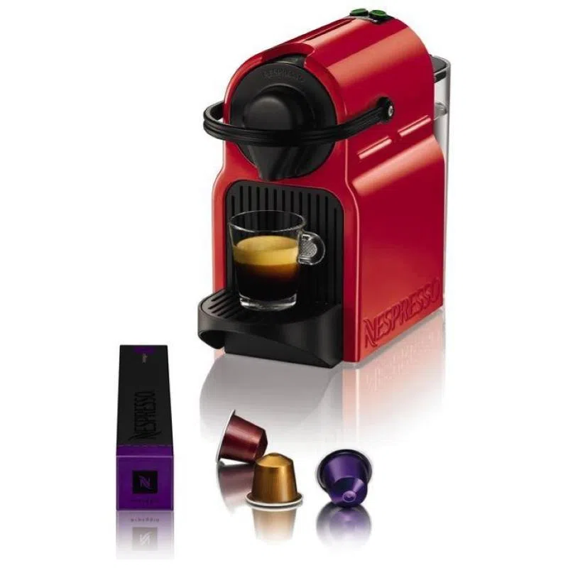 Krups xn1005k inissia macchina da caffe` nespresso 1260 w 0 7 litri rossa con 16 capsule in omaggio e funzioni avanzate