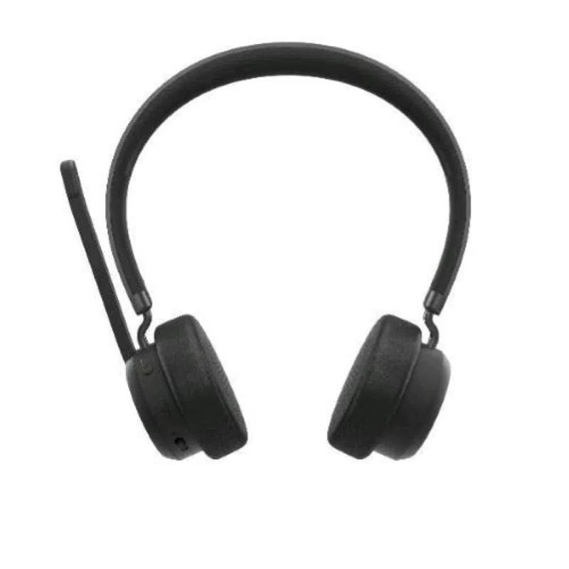 Lenovo cuffie stero con microfono wireless bluetooth usb-c nero