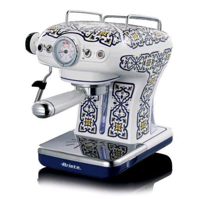 Ariete capri edition macchina da caffe` espresso polvere e cialde 850w 15 bar serbatoio 0.9 lt con cappuccinatore