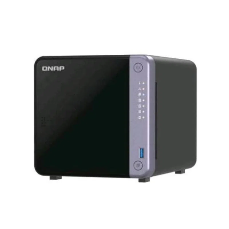 Qnap ts-432x-4g nas chassis tower alpine al524 2ghz ram 4gb 4 bay hdd/ssd 2.5/3.5 2xusb 2xporte lan rj-45 1xslot sfp black