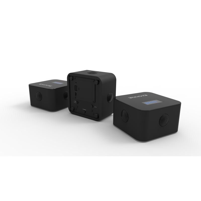 Empire av.mic4 sistema wireless radiomicrofono da tavolo per conferenze con 4 testine microfoniche disposte sui 4 lati