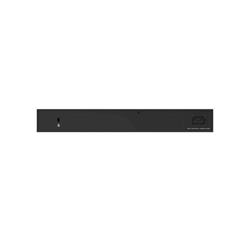 Netgear gs324p switch 1u non gestito 24 porte lan rj-45 full duplex 10/100/1000 mbps poe colore nero