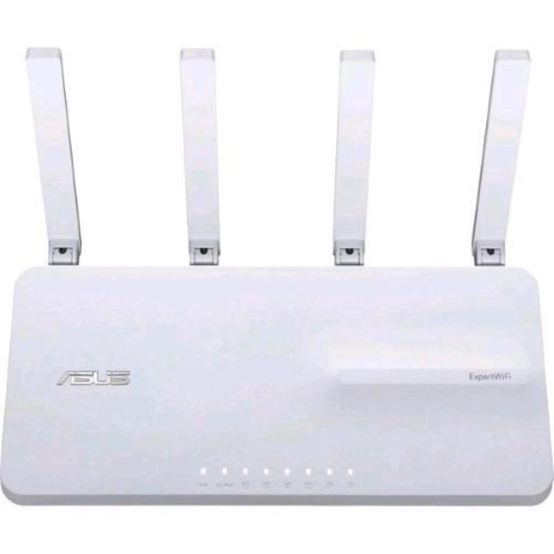 Asus ebr63 expert wifi router ax30000 dual-band wifi, sdn, vlan, dual wan, vpn, guest portal free wifi aiprotection pro bianco