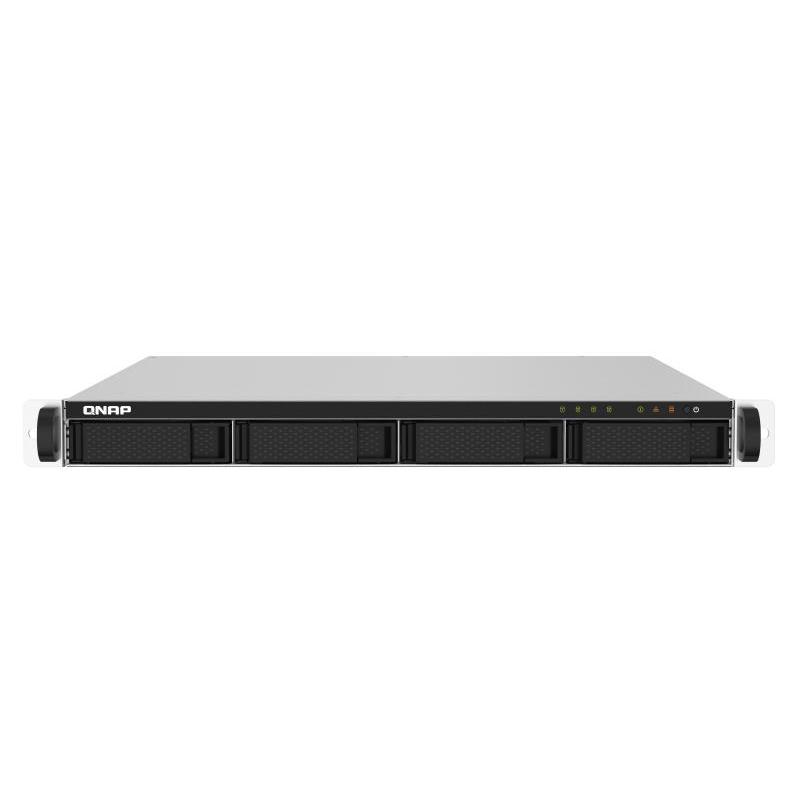Qnap ts-432pxu al324 collegamento ethernet lan rack 1u nero nas