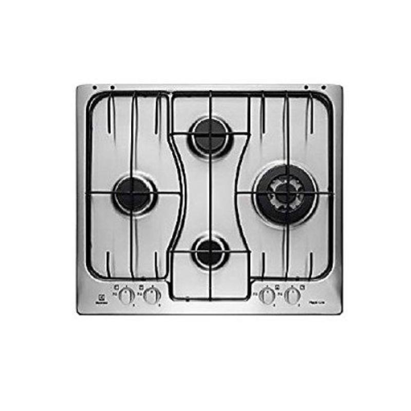 Electrolux rgg6243lox piano cottura a gas da incasso 4 fuochi acciaio