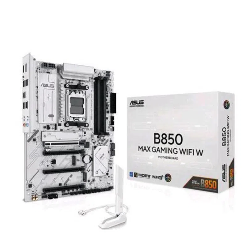 Asus b850 max gaming wi-fi 6e w amd b850 socket am5 atx