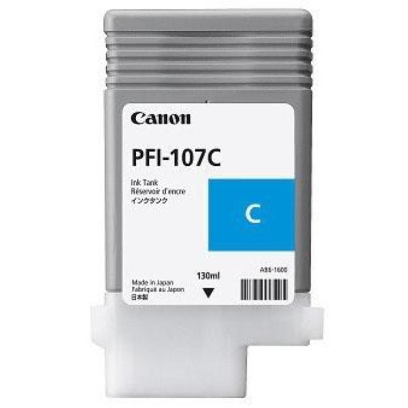Canon pfi-107c tanica ciano per imageprograf 680-685-780-785 garanzia italia (6706b001aa)