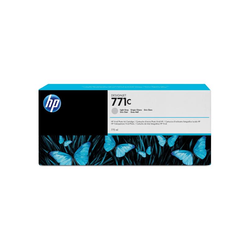 Hp cartuccia inchiostro grigio chiaro designjet 771c, 775 ml