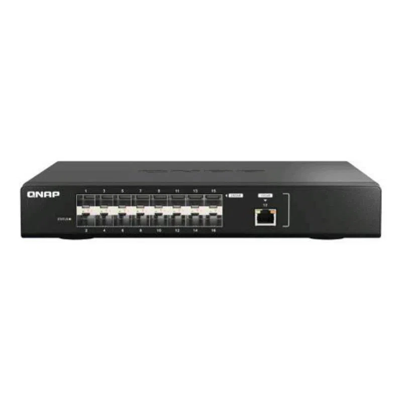Qnap qsw-m5216-1t switch gestito 16 x 25 gigabit sfp28 + 1 x 10 gigabit ethernet