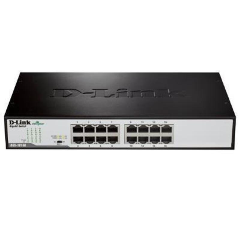 D-link dgs-1016d switch 16 porte rj-45 10/100/1000mbps