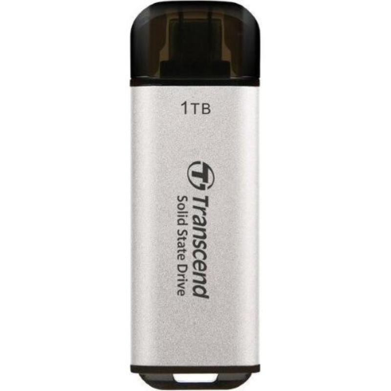 Transcend esd300s ssd esterno 1.000gb usb-c 3.2 gen 2x1 argento