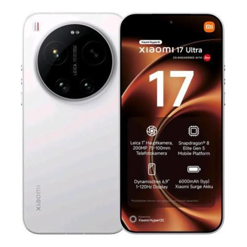 Xiaomi 17 ultra 5g dual sim 6.9 octa core 512gb ram 16gb 5g europa white — 2