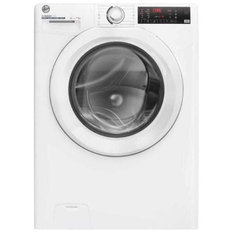 Hoover h-wash 350 h3wp4474tam6-1-s lavatrice slim a carica frontale 7kg classe a 1400 giri 9 cicli care controllo remoto bianco 60x45x85