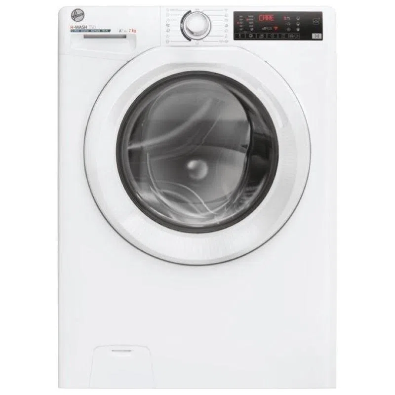 Hoover h-wash 350 h3wp4474tam6-1-s lavatrice slim a carica frontale 7kg classe a 1400 giri 9 cicli care controllo remoto bianco 60x45x85