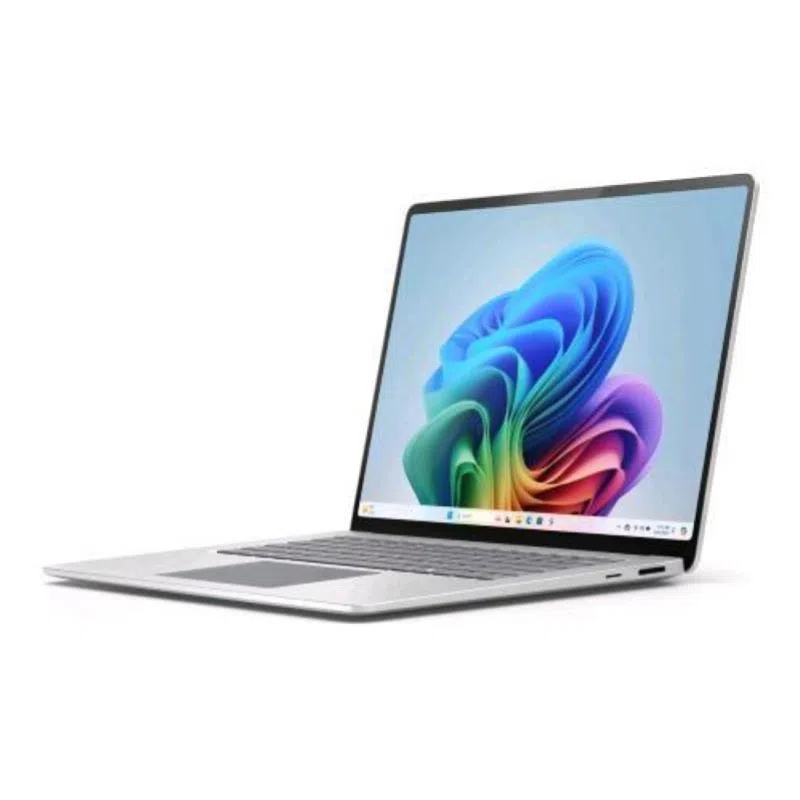 Microsoft surface laptop 7 copilot+ 15 touch screen snapdragon x elite x1e-80-100 4ghz ram 16gb-ssd 512gb-wi-fi 7-win 11 prof platino (zhq-00010)