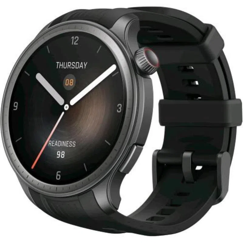 Amazfit balance smartwatch 1.5 amoled 46mm pagamento nfc ai fitness coach batteria di 14 giorni monitoraggio del sonno e della salute gps 150 modalitÀ sportive chiamate bluetooth midnight black