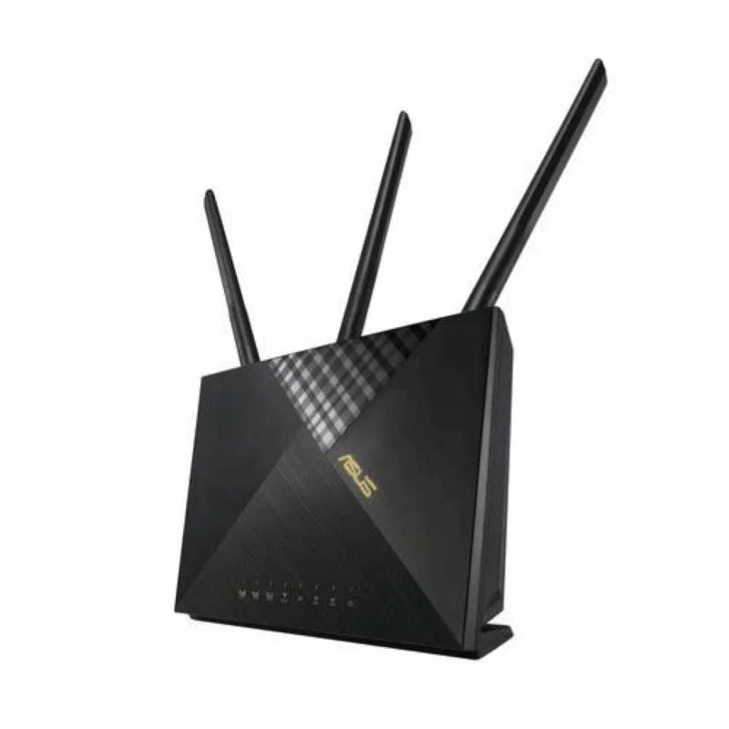 Asus 4g-ax56 router 4g lte gigabit wireless dual-band wi-fi6 2x2 ax1800 lte cat.6 300mbps captive portal slot nano sim
