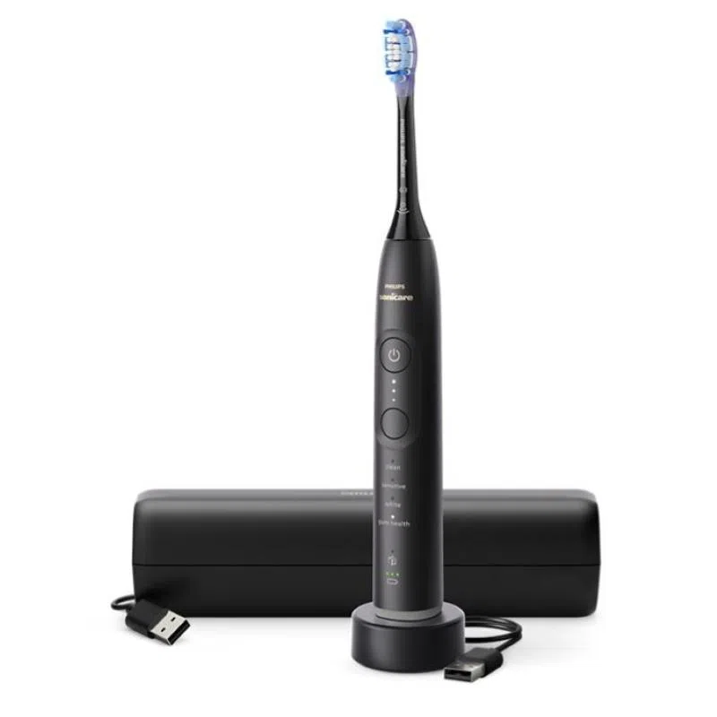 Philips sonicare 7100 toothbrush spazzolino elettrico sonico 3 livelli di intensita` sensore di pressione nero
