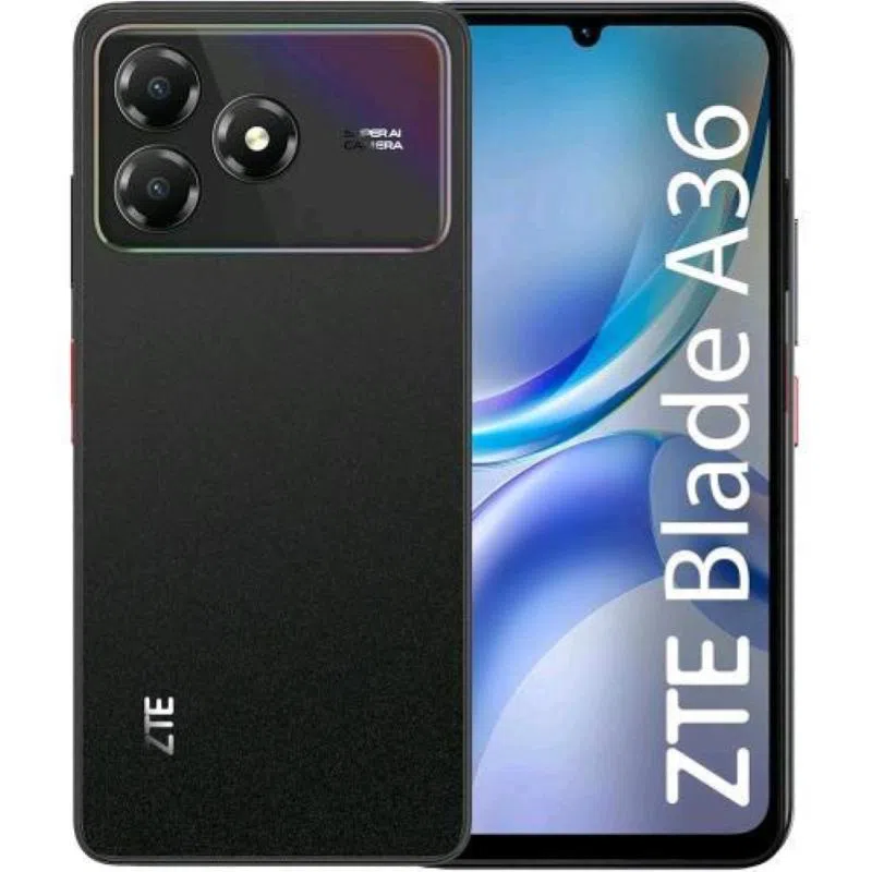 Zte blade a36 dual sim 6.75 octa core 128gb ram 4gb 4g lte italia black — 2