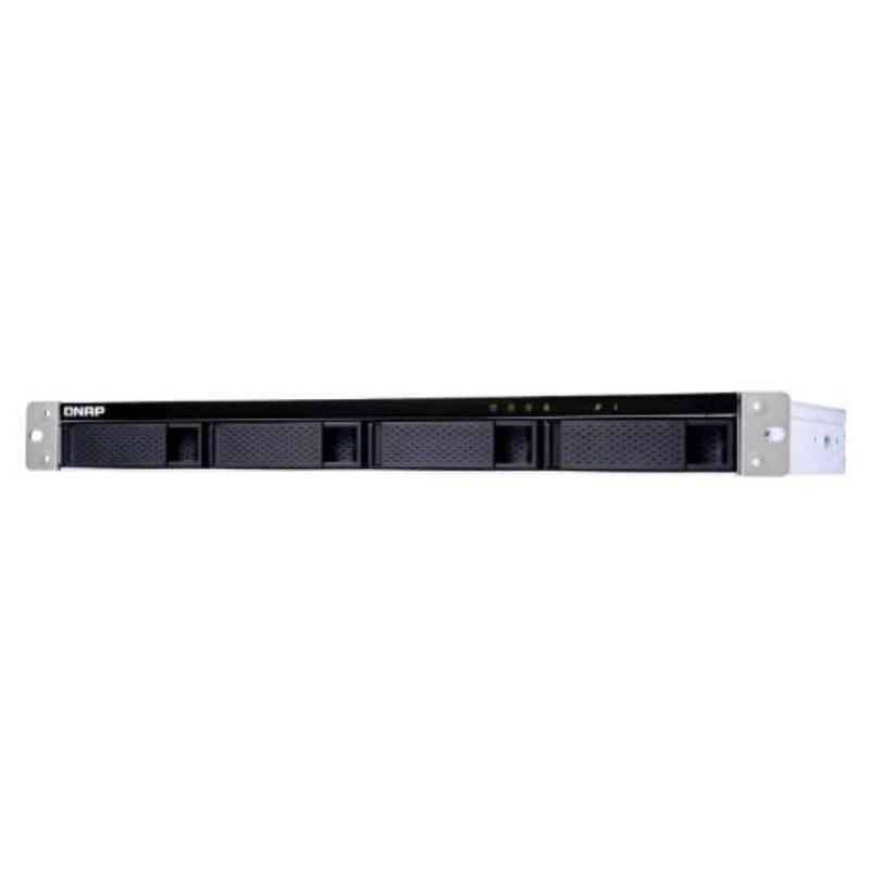Qnap tl-r400s array unita` disco rigido 4 alloggiamenti hdd/ssd 2.5/3.5 sata 6gb/s montabile in rack - 1u