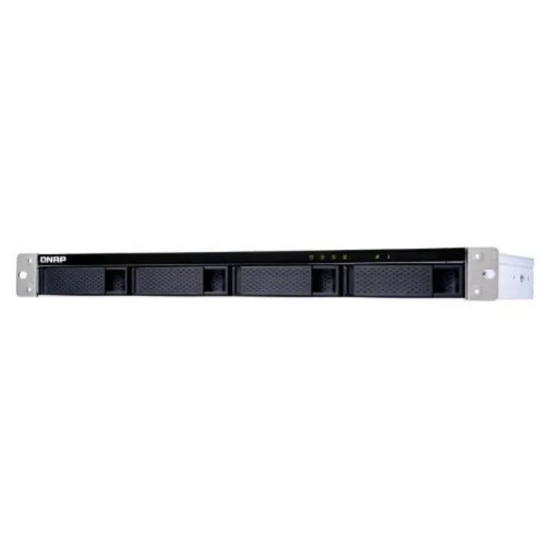 Qnap tl-r400s array unita` disco rigido 4 alloggiamenti hdd/ssd 2.5/3.5 sata 6gb/s montabile in rack - 1u