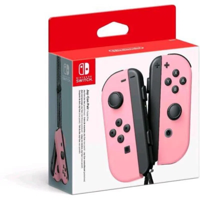 Nintendo switch joy-con coppia controller rosa pastello