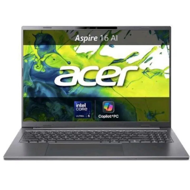 Acer aspire 16 ai a16-52m-52g1 copilot+ pc 16 oled intel core ultra 5 226v ram 16gb-ssd 512gb nvme-intel arc graphics-wi-fi 7-win 11 home (nx.jp1et.001)