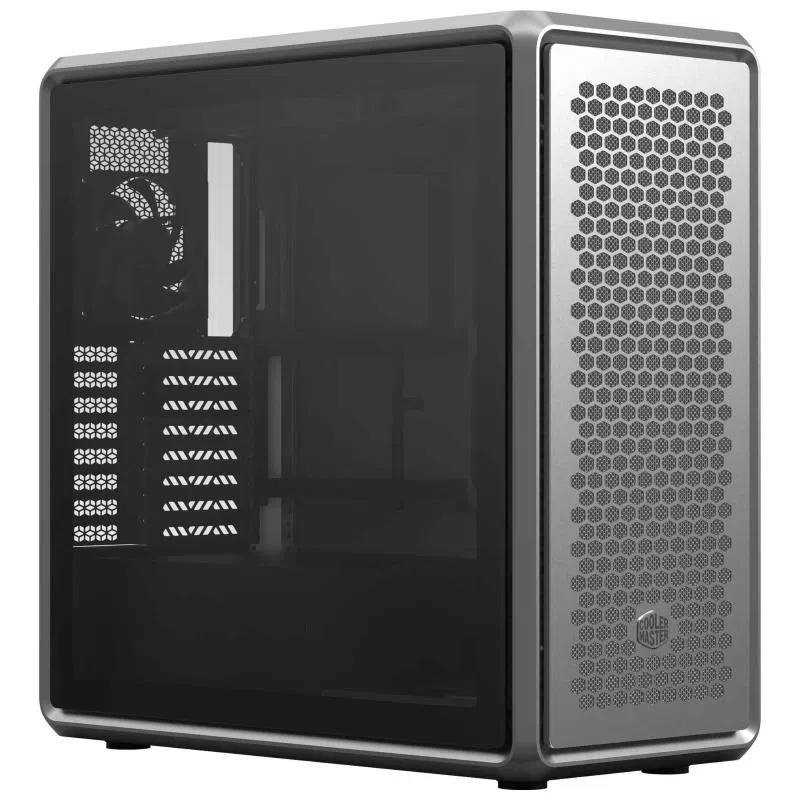 Cooler master case master frame 600 silver, mb atx/micro atx/mini itx, 4 ventole argb