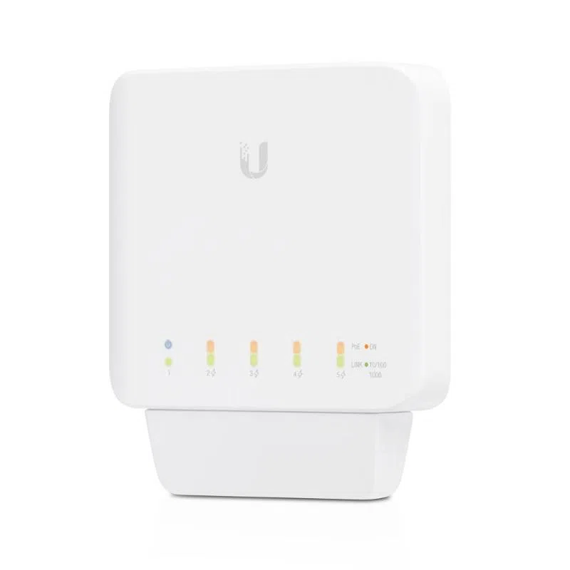 Ubiquiti usw-flex-3 - 5-port managed poe switch with (1) 802.3at/bt (poe+/poe++) input port and (4) 802.3af (poe)