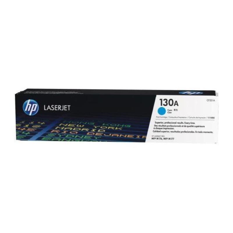Cartuccia toner originale ciano LaserJet HP 130A