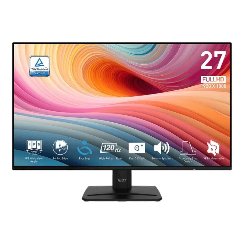 Msi monitor pc 27`` full hd ips 120hz freesync 1ms mprt gaming schermo computer