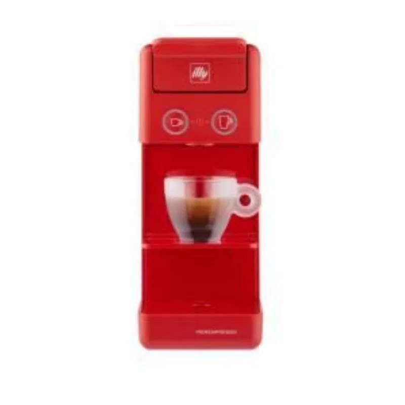 Delonghi illy iperespresso y3.3 macchina da caffe` a capsule spegnimento automatico 850w rosso