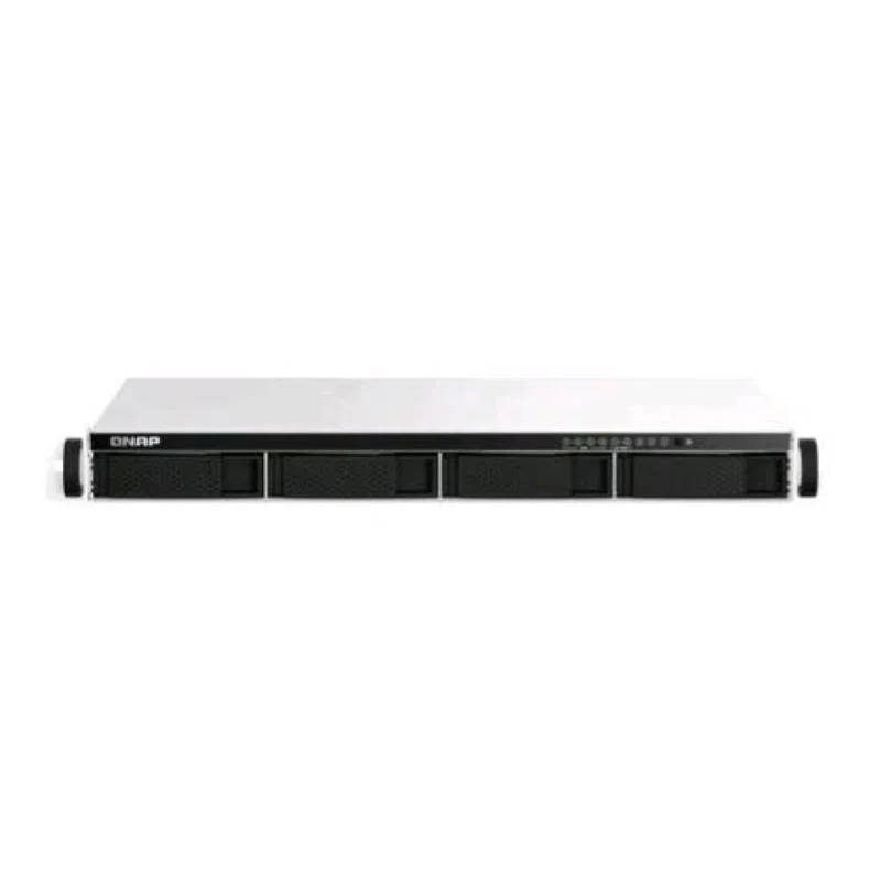 Qnap ts-464u nas chassis rack 1u intel celeron n5095 2.9ghz ram 8gb-4 bay hdd/ssd 2.5/3.5-lan 10/100/1000/2500 mbps colore nero