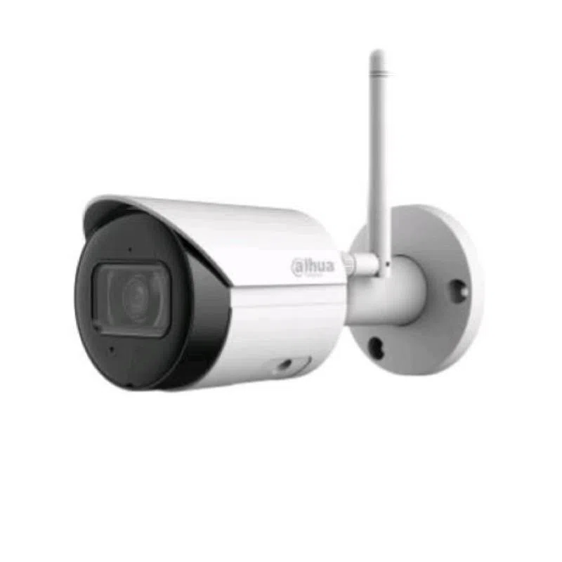 Dahua ipc-hfw1430ds-saw telecamera di sorveglianza ip 4 mpx bullet interno esterno 3,6mm wi-fi ir30m ip67 dc12v micro sd bianco