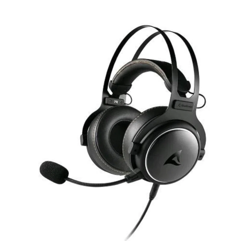 Sharkoon circumaurali, 1x trrs, 2x 3.5mm plug, hi-res audio — 2