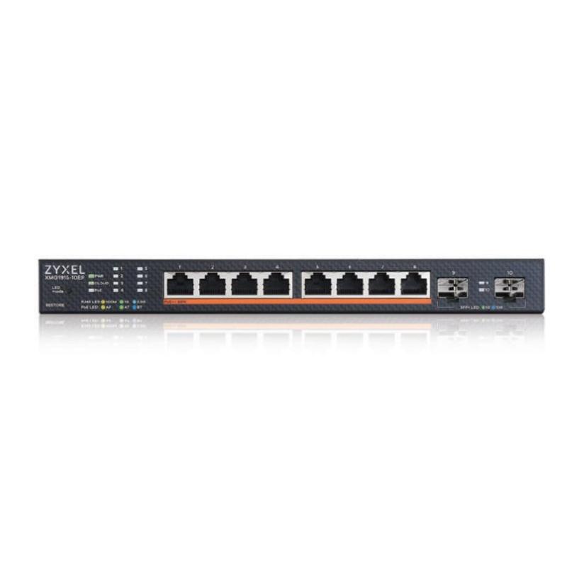 Zyxel xmg1915-10ep switch gestito 8 porte l2 2.5g ethernet 100-1000-2500 supporto power over ethernet