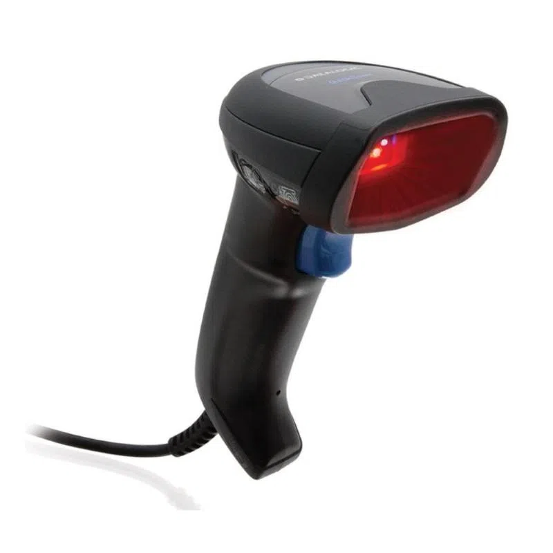 Datalogic quickscan qd2500 lettore di codici a barre portatile 1d/2d laser kit con cavo usb nero